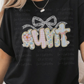 Preppy Spring Patterned Aunt with Bow