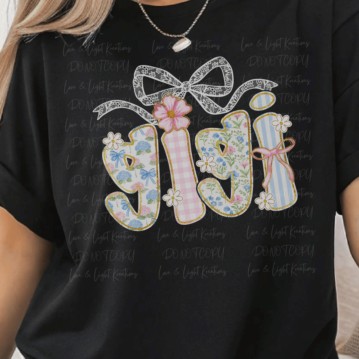 Preppy Spring Patterned Gigi with Bow