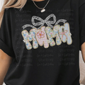 Preppy Spring Patterned Mama with Bow