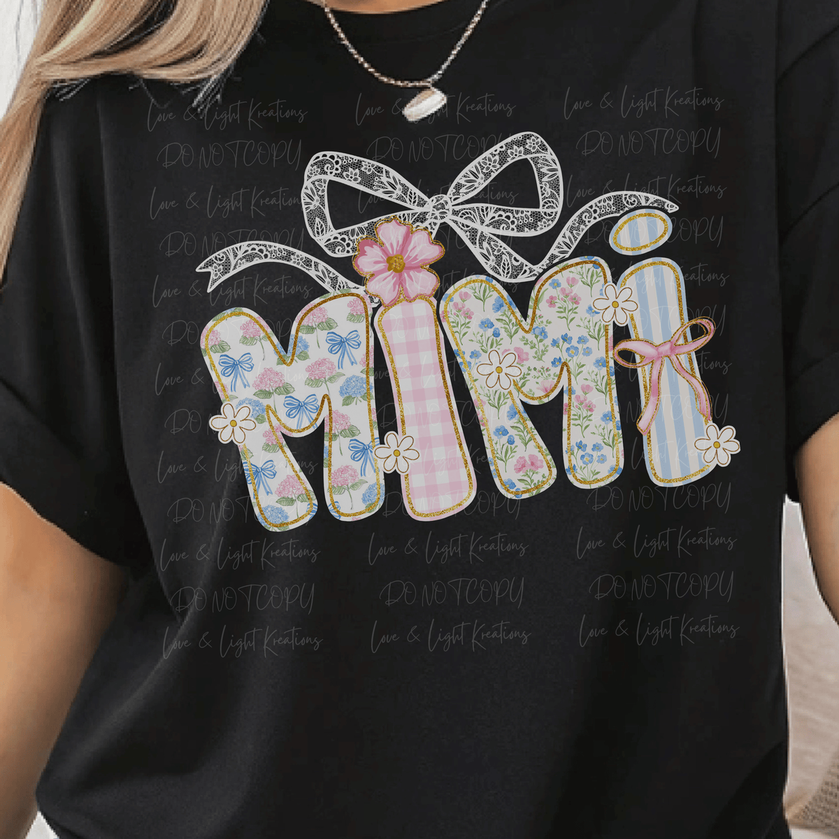 Preppy Spring Patterned Mimi with Bow