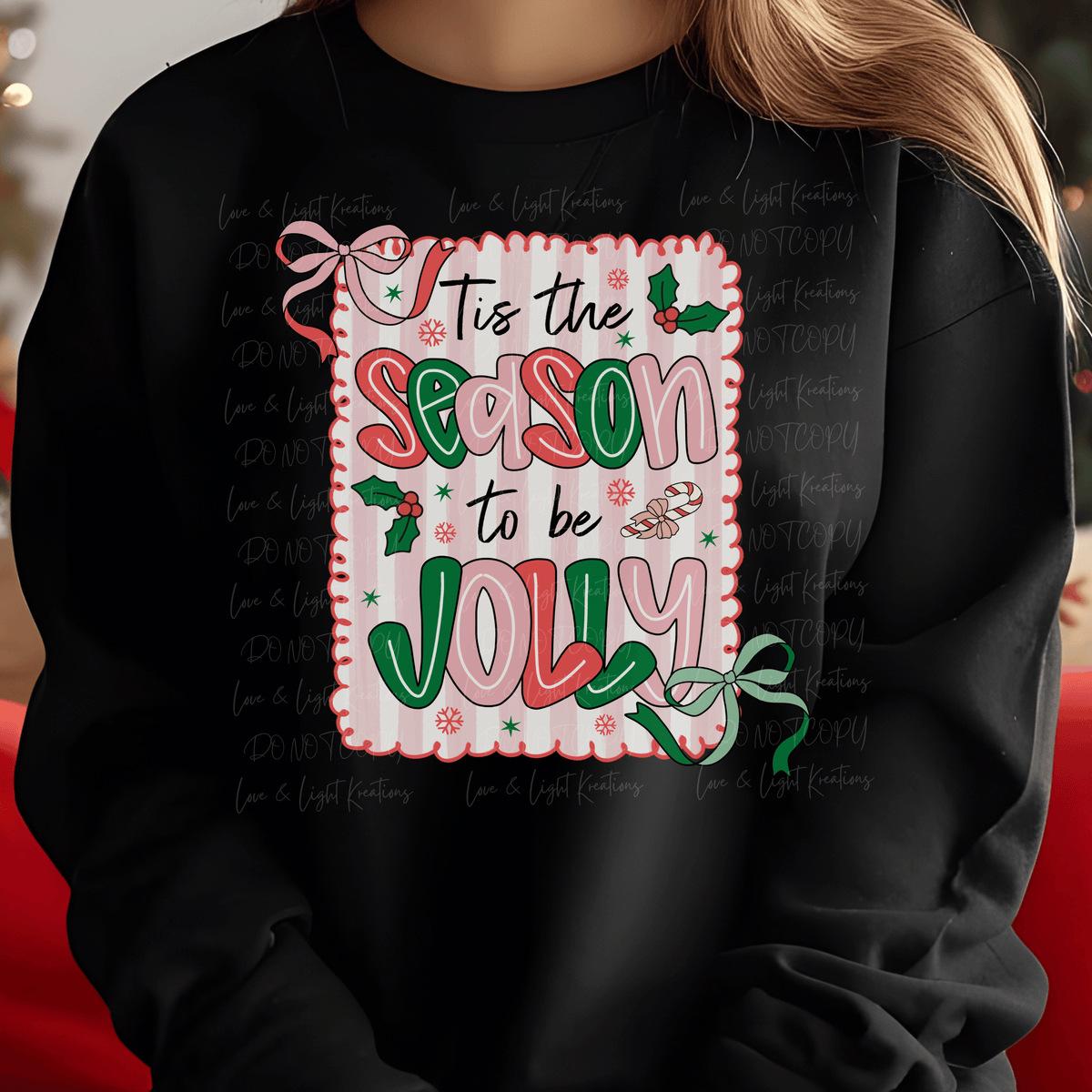 Preppy Tis the Season Stamp