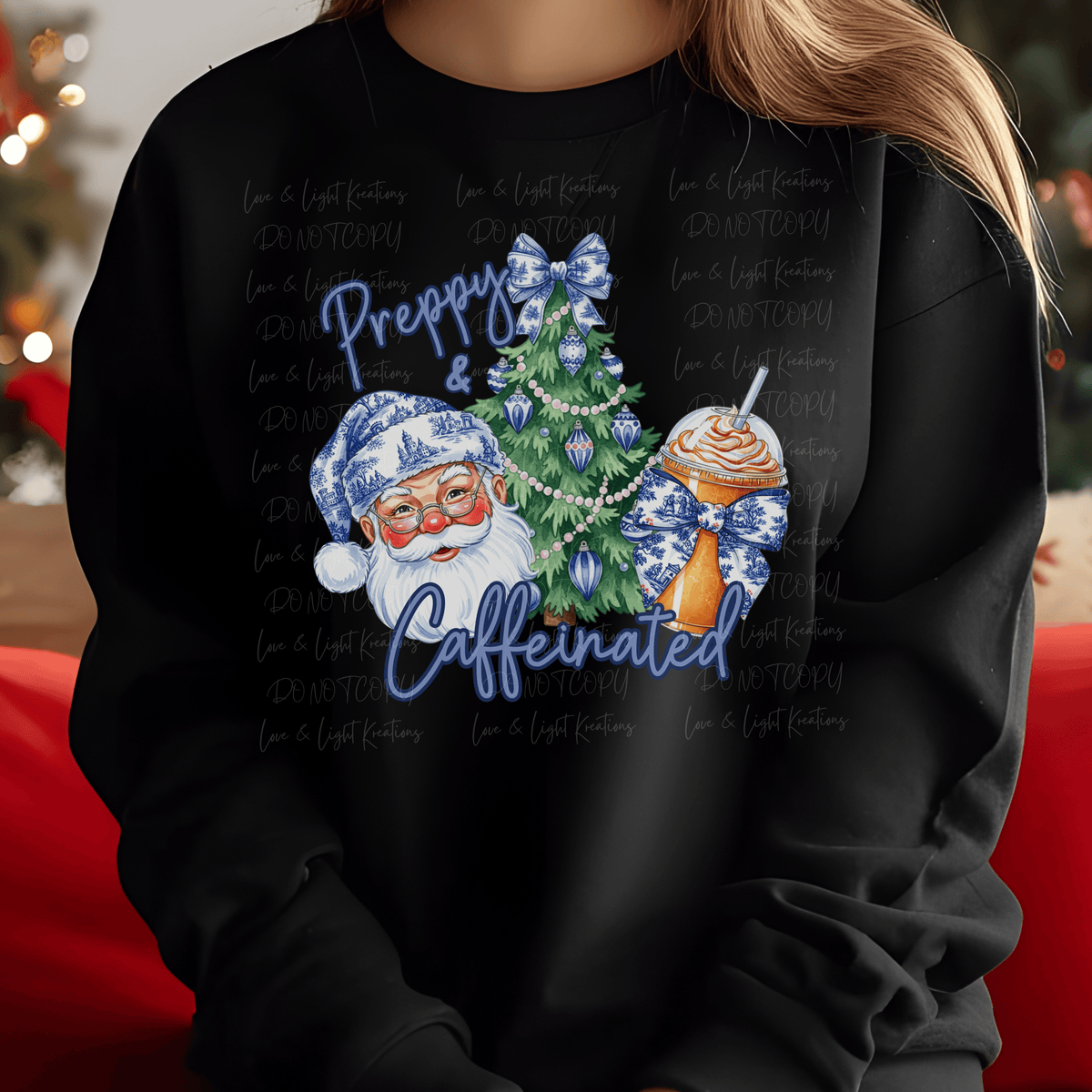 Preppy and Caffeinated Santa