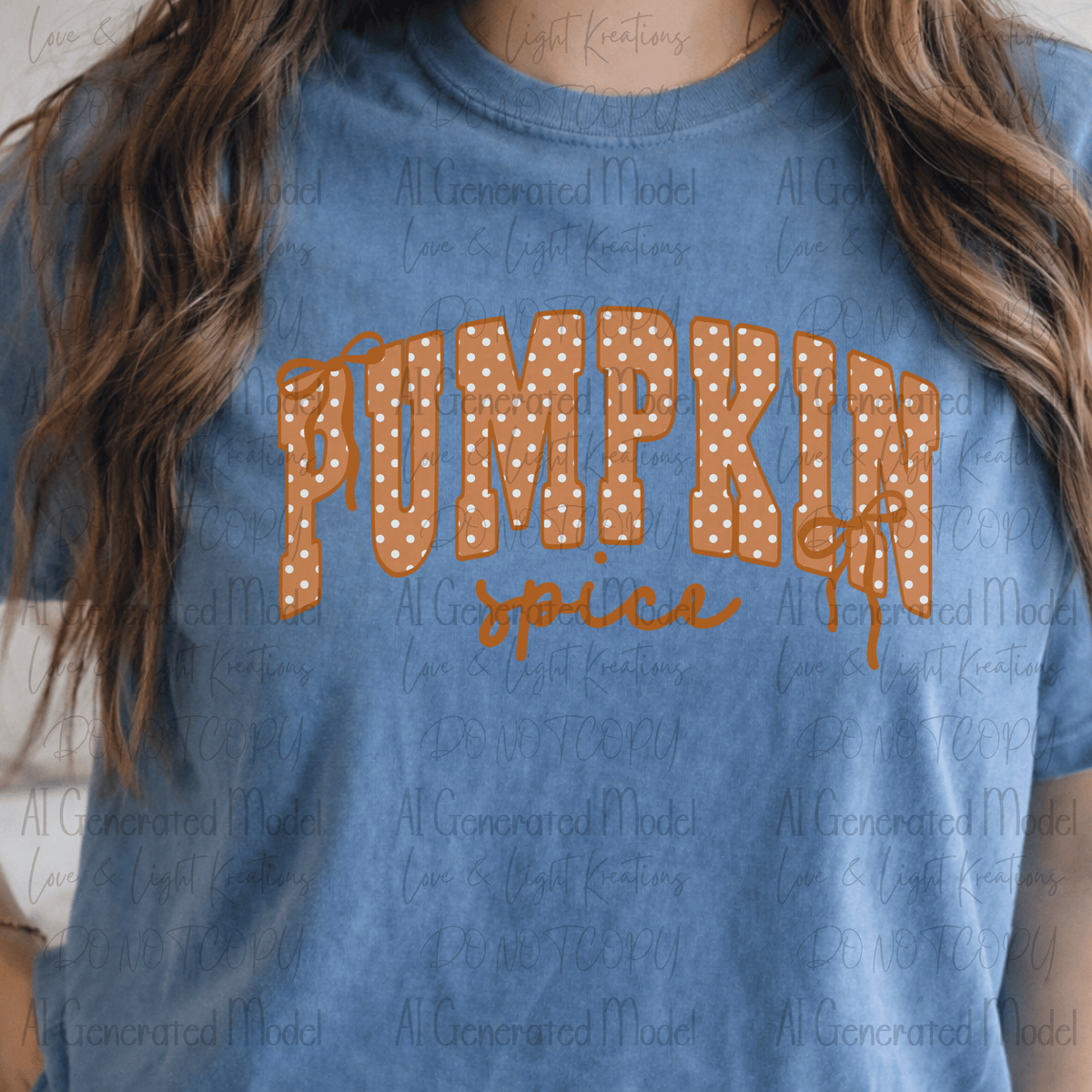Pumpkin Spice Polk A Dot