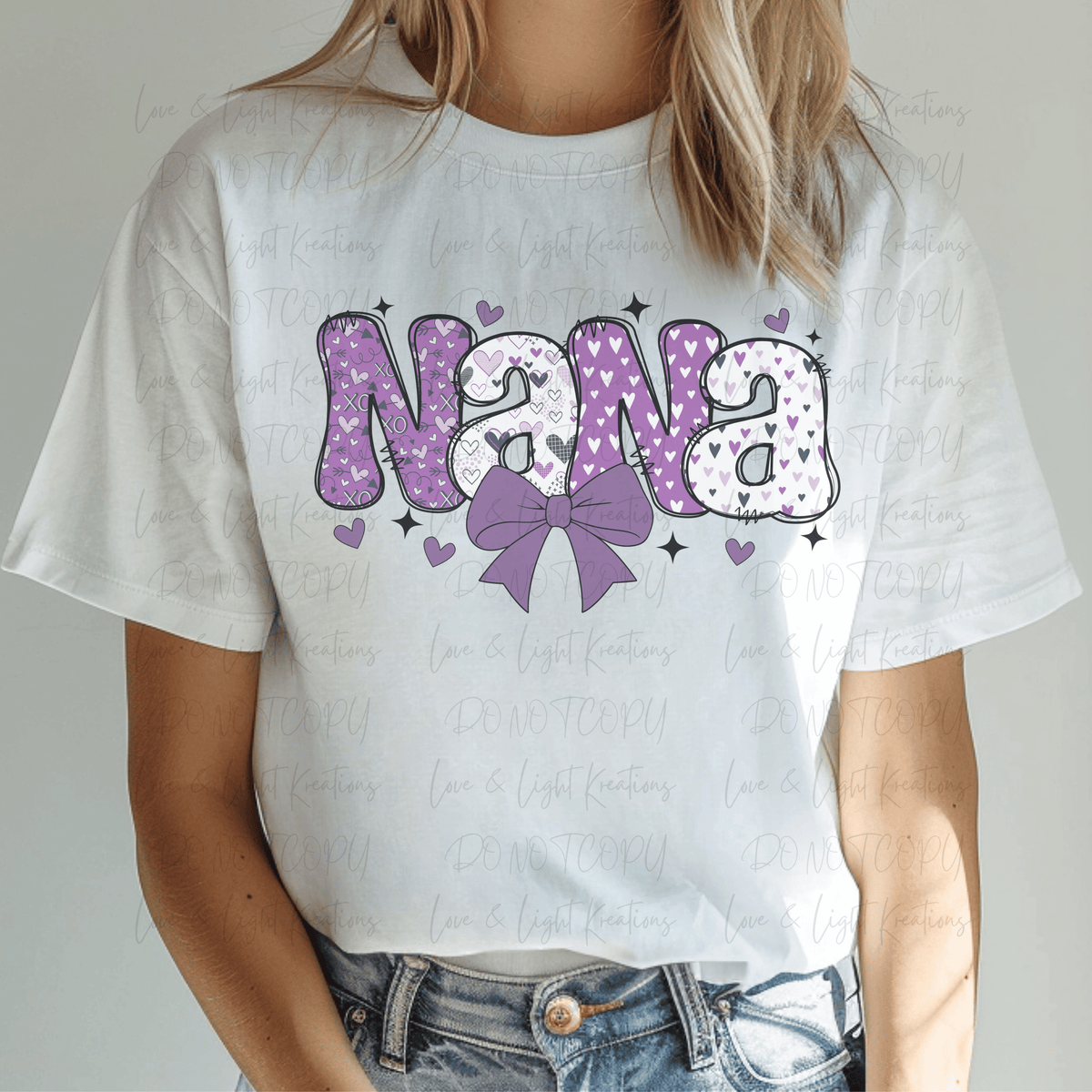 Purple Hearts Nana