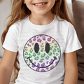 Rainbow Leopard Print Smiley Face