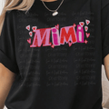 Red and Pink Mimi Magazine Letter