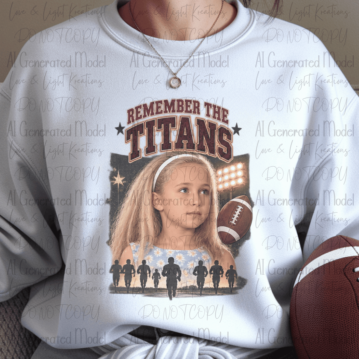 Remember Football Young Girl