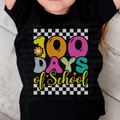 Retro 100 Days of School Checkered