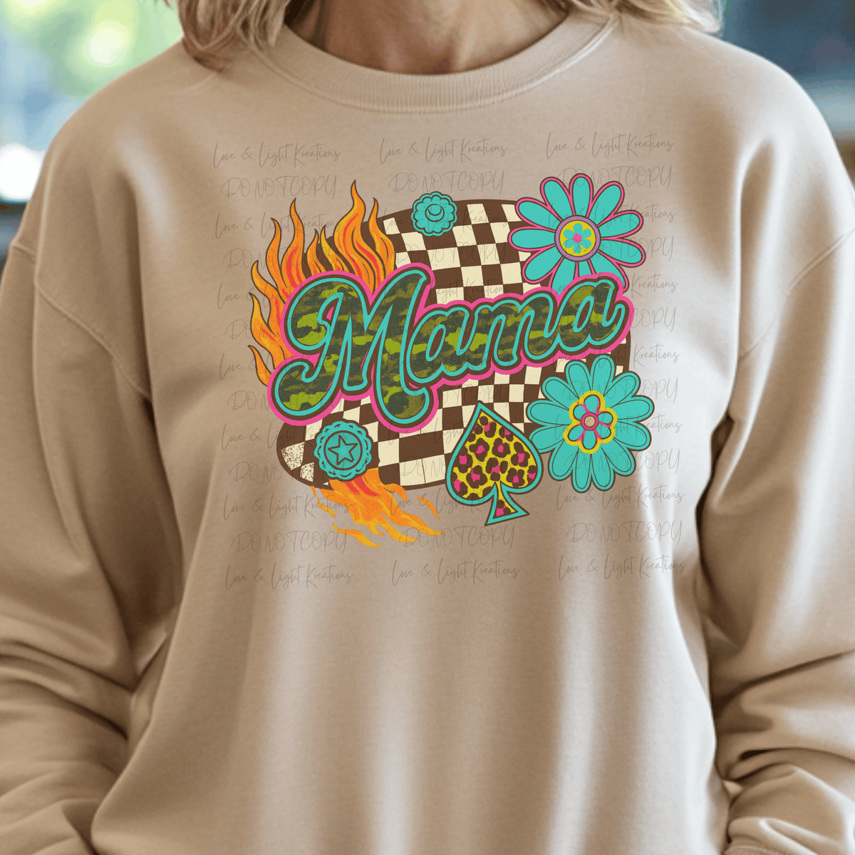 Retro Camo Mama