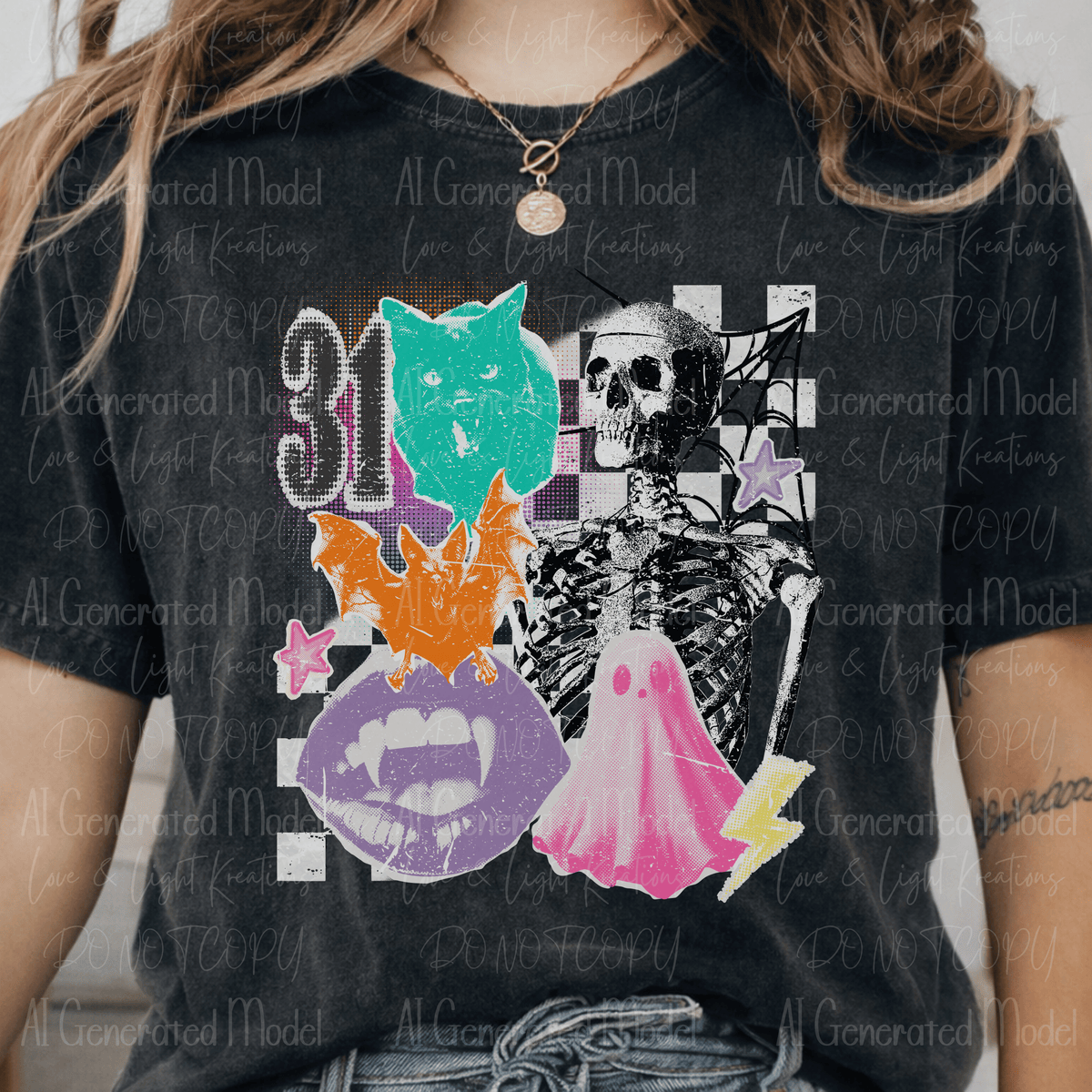 Retro Halloween Collage