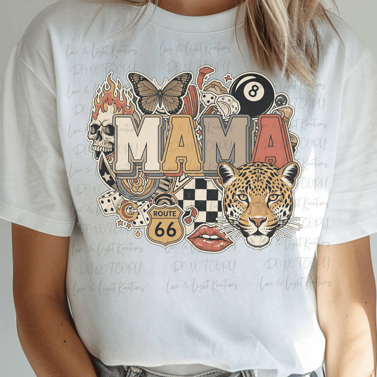 Retro Mama in Neutral Tones
