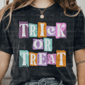 Retro Patterned Trick Or Treat