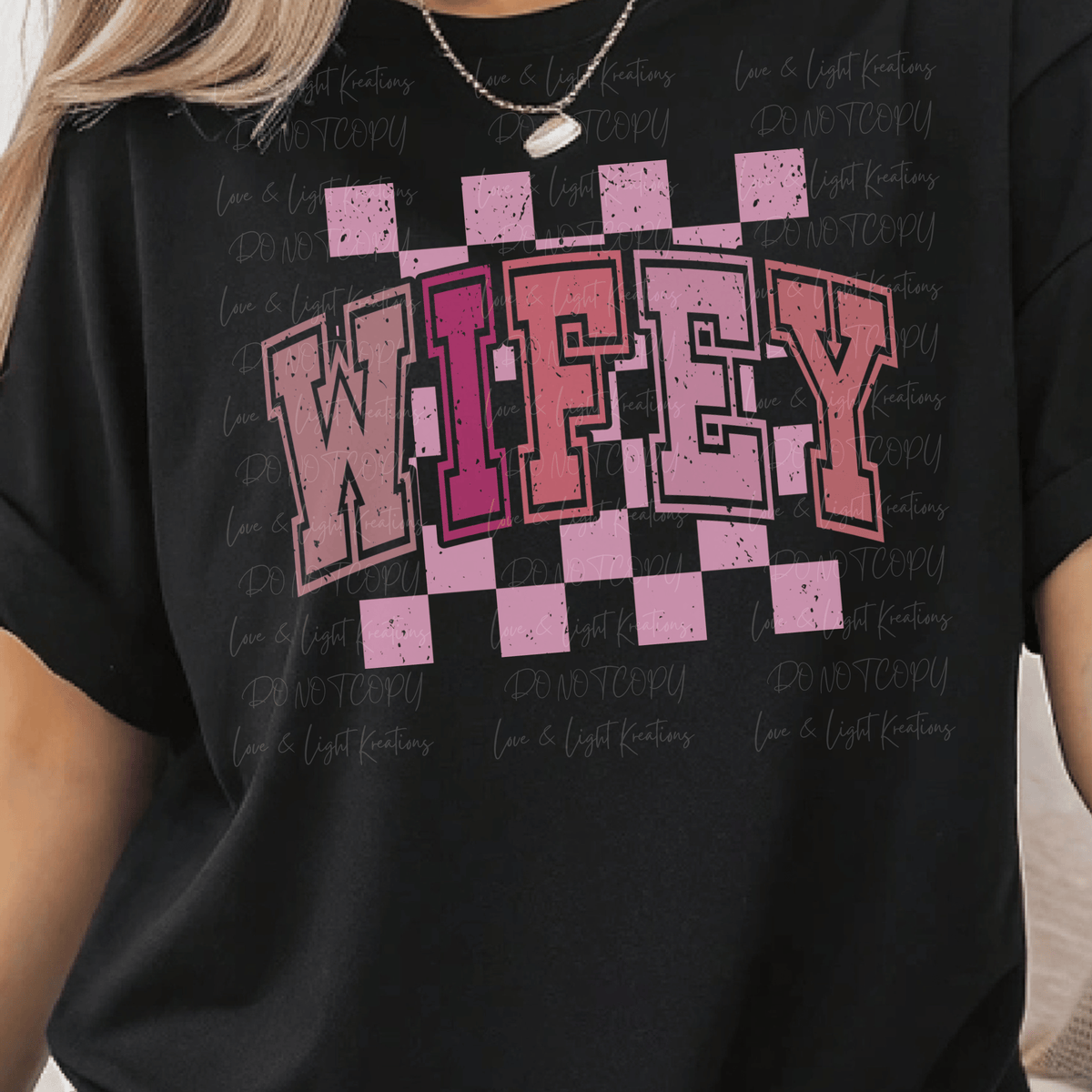 Retro Shades of Pink Wifey