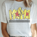 Retro Softball Mama with Lightening Bolt and Stars