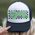 Retro St Patrick's Luck with Checkered
