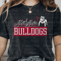 Retro Vibes Bulldogs Red