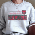 Retro Vibes Red Wolves