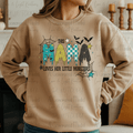 Retro this Mama Loves Her Little Monsters Halloween