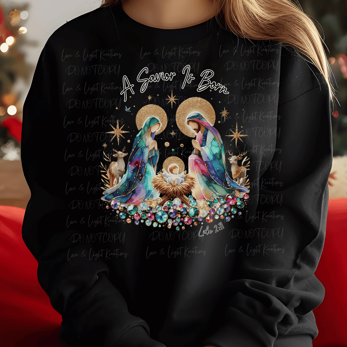 Rhinestone Nativity
