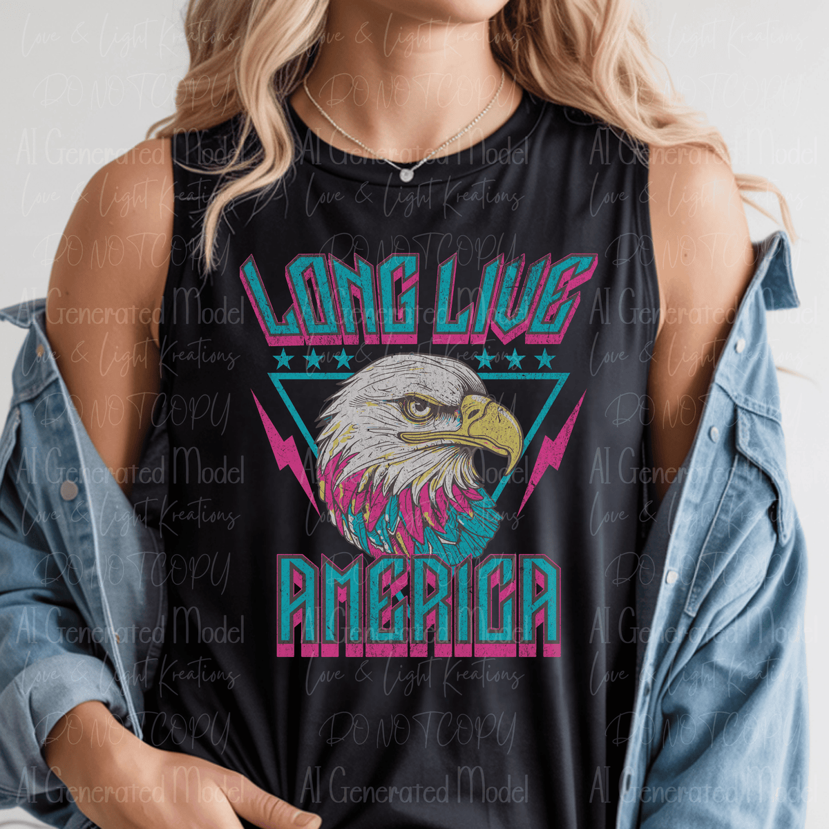 Rocker Long Live America Eagle