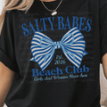 Salty Babes Beach Club with Bows - Blue