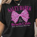 Salty Babes Beach Club with Bows - Pink