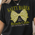 Salty Babes Beach Club with Bows - Yellow