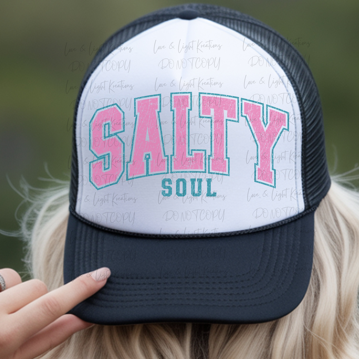 Salty Soul in Pink and Teal