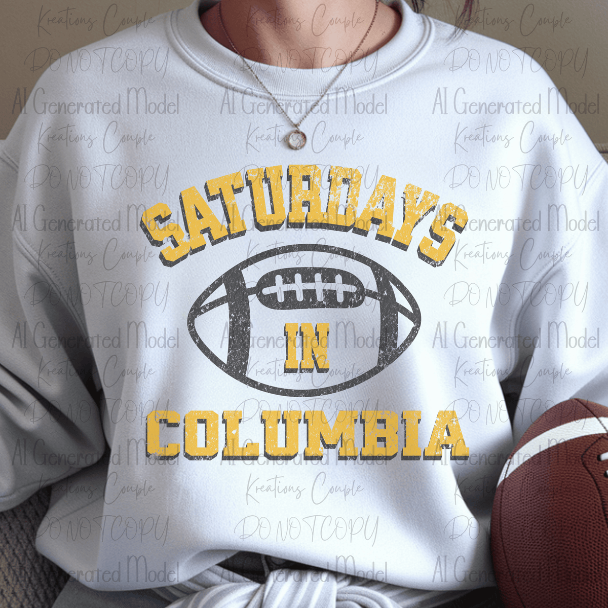 Saturdays in Columbia- Black and Yellow