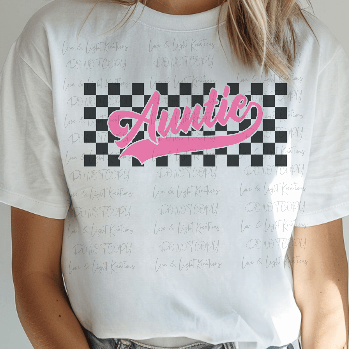 Script Auntie Checkered