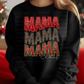 Sequin Mama Claus - white
