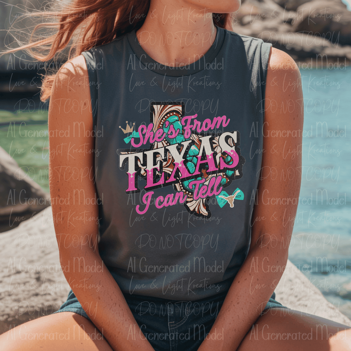 She's From Texas I Can Tell Edgy Western Texas