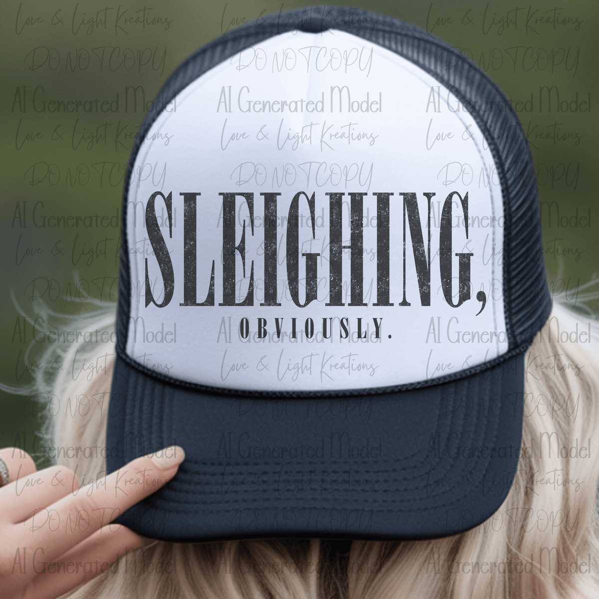 Sleighing Obviously Black