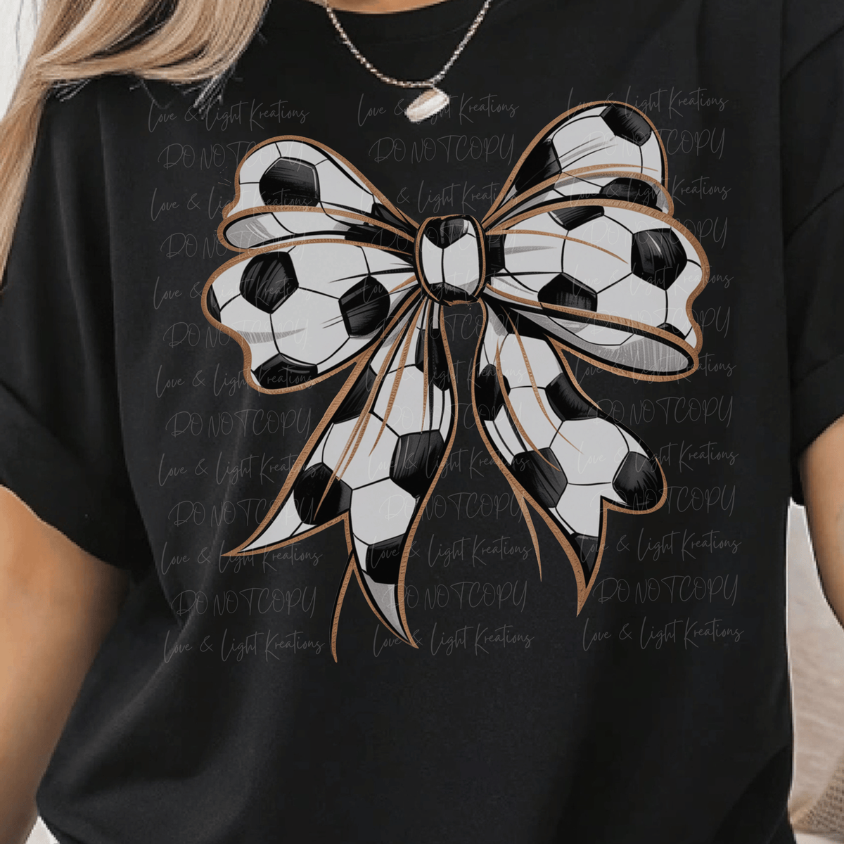 Soccer Coquette Bow