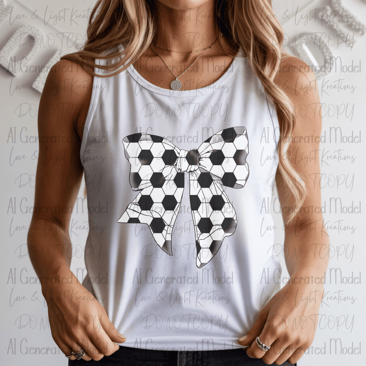 Soccer patter Coquette Bow