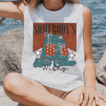 Somebody's Blue Collar Wifey Edgy Western with Bows Black Font