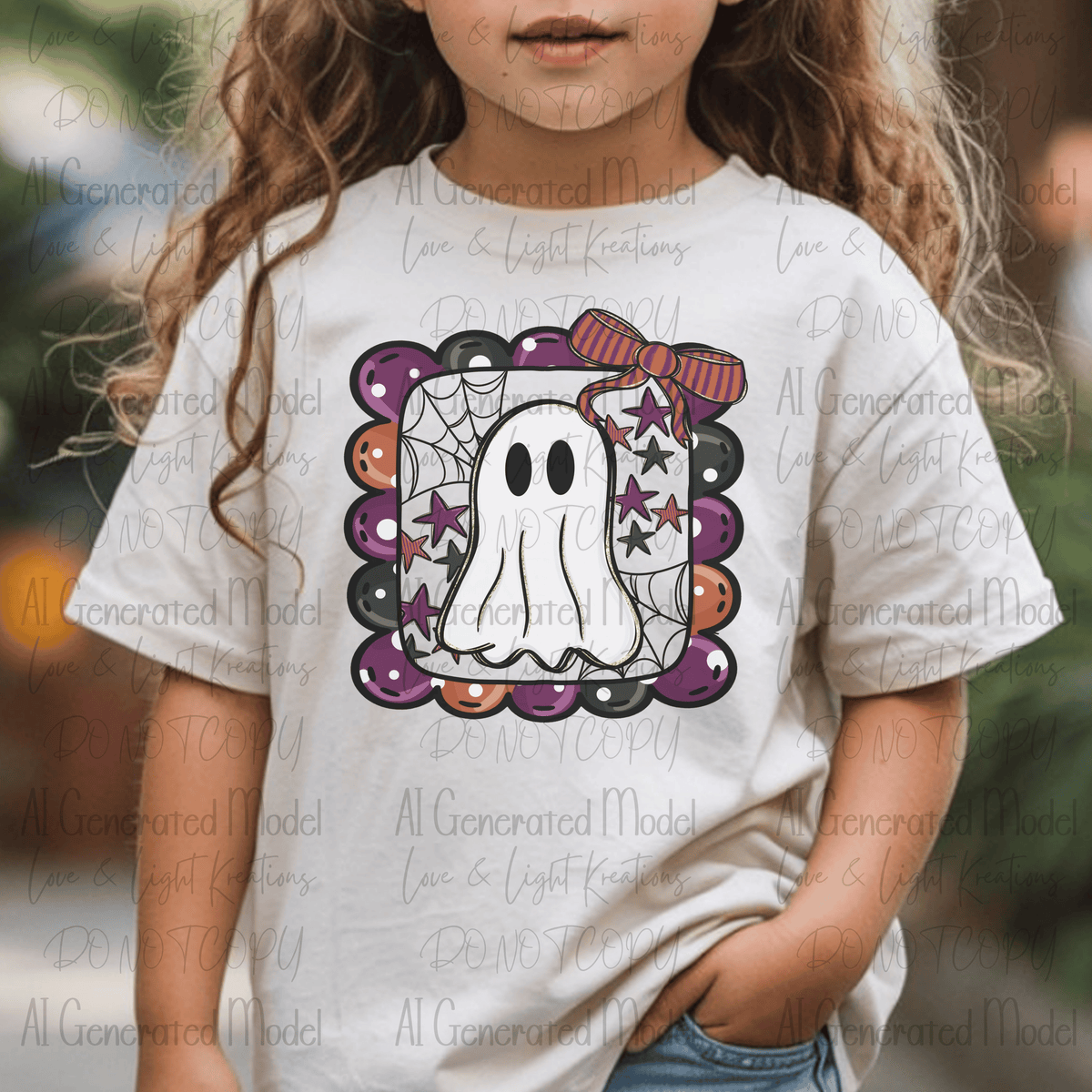 Spiderweb Ghost Coquette Bow