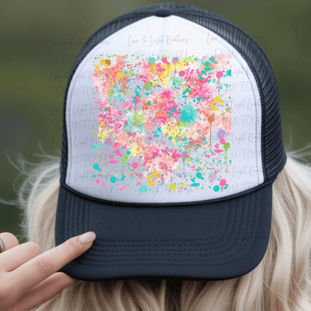 Splatter Paint Background