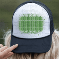 Splattered Oval Football Field