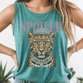 Spoiled Boujee Leopard with Crown and Necklaces