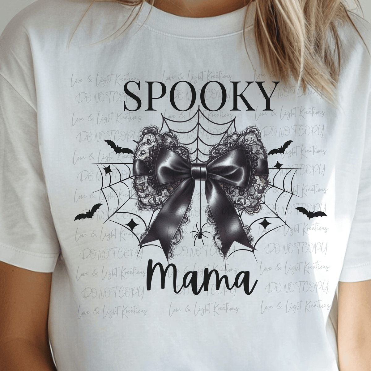 Spooky Mama Coquette Bow