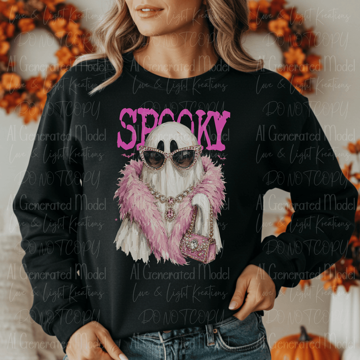 Spooky Pink Boujee Ghost