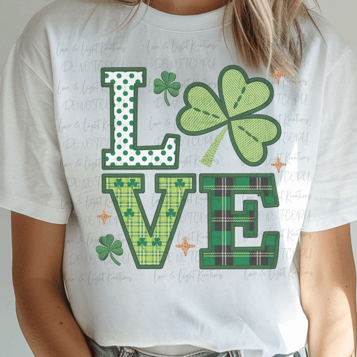 St. Patrick's Love with Shamrock