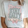Stay Salty with Shells and Pink Coquette Bow