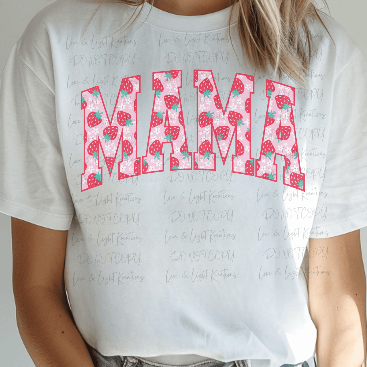 Strawberry Patterned Mama