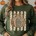 Striped Polka Dot Leopard Pumpkin