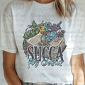 Succa for Jesus with Bible and Succulents