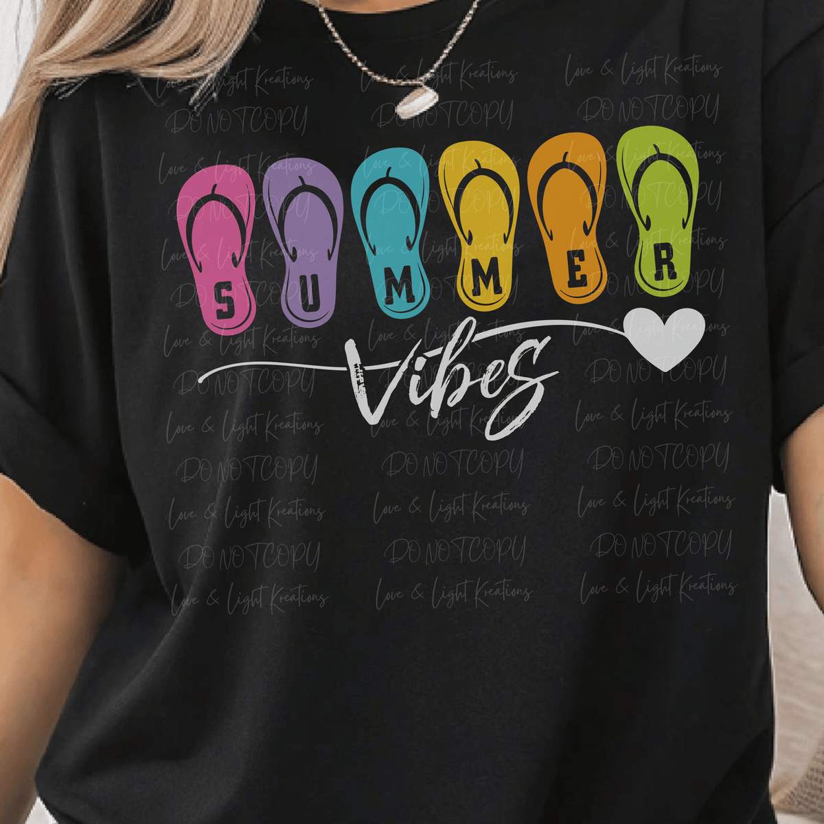 Summer Vibes with Bright Colored Flip Flops