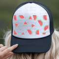 Summer Watermelon Hat Background