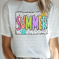 Summer with Palm Trees with Polka Dots